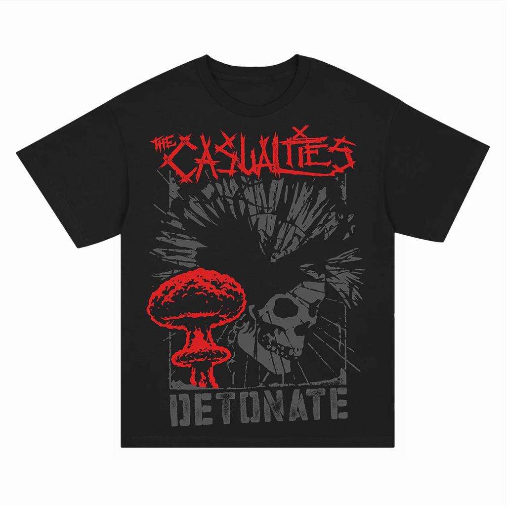 2026 Limited Usa The Casualties Band Graphic Unisexs Womens Cotton TShirt Streetwear Vintage Fashion Unisex Summer Casual Tee