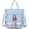 Demon Slayer Tote Bag Crossbody Bag Carrying Bag Shoulder Bag for Teenager Girl Boy Back To School Bag Men Women Leisure Travel Bag Mochila