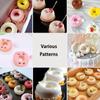 WTEMPO 2PCS 6 Cavities Ood Grade Silicone Doughnut Molds Creative Baking Mousse Cake Molds Home Restaurant DIY Oven Baking Mold