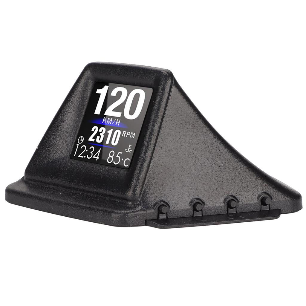 Black Car HUD Display Multifunction Dual Mode OBD GPS HUD Gauge 4 Alarm for Vehicle