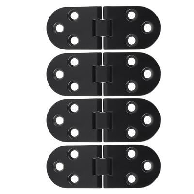 4pcs Black Alloy Zinc Alloy   Cabinet Hinge with Zinc Alloy Material for Folding Table Top Bring Sewing NaMachine Counters