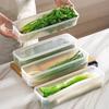 Kök Japansk nudelkrisp med lock Plast ägg grönsaksförvaringslåda Förvaringslåda Kökssorteringslåda