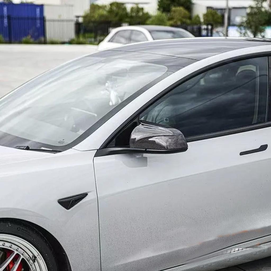 For Tesla Model 3 2017 2018 2019 2020 2021 2022 2023 Side Left/Right Rearview Mirror Cover Replacement  Exterior Decor BodyKits