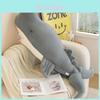 Luxurious Blue Whale Plush Toy Adorable Stuffed Animal Soft Pp Cotton Pillow
