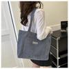 Large Capacity Tote Bag, Women's Fashion Corduroy Shoulder Bag, Forest Style Armpit Bag, Handbag