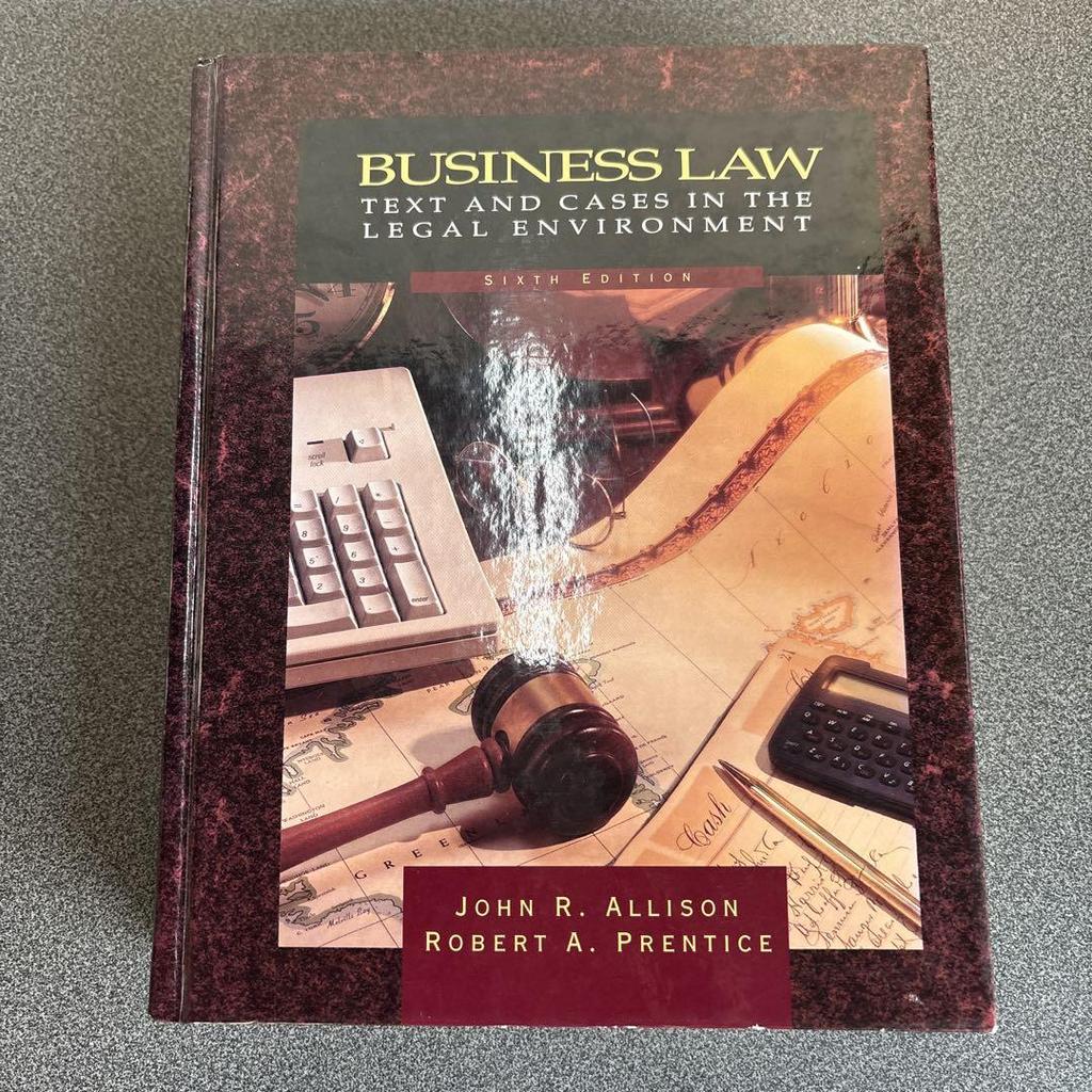[USED] Business Law: Texts and Cases