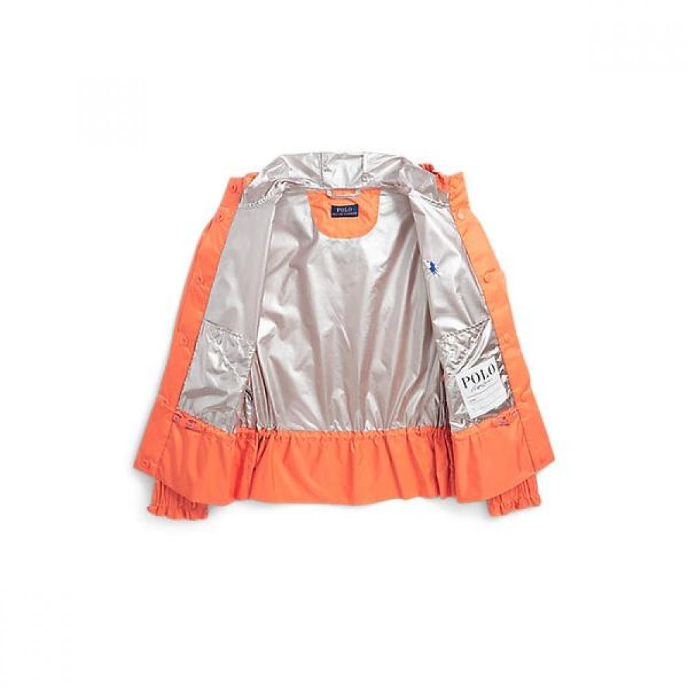 Polo Kids Girls Peplum Ripstop Jacket 7 16 Cwpootwg6020125800