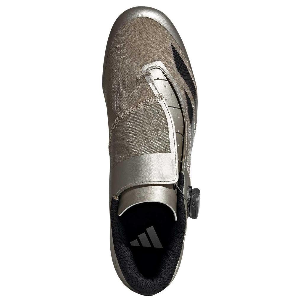 Adidas Tempo 3-Stripes Comfortable Versatile Non-Slip Durable Low-Top Cycling Shoes Men Shoes Gray Brown IH5219
