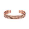 Red Copper Color Magnetic Health Bracelet - European & American Style, Promotes Blood Circulation
