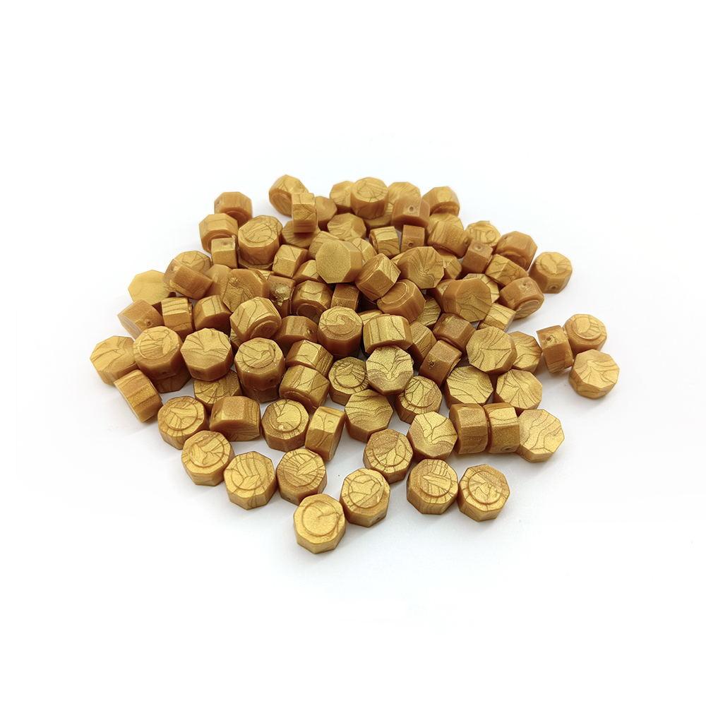 100pcs Colorful Metallic Golden Sealing Wax Stamp Macaroon Wax Beads DIY Gift Envelope Wedding Invitation Ancient Scrapbooking