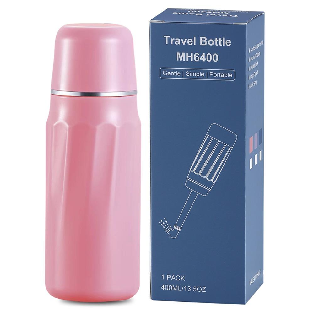 

Cleaning Artifact Travel Bidet Foldable Large Capacity Collapsible Handheld Bidet 400ml Leak-Proof Toilet Sprayer рожевий