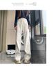 Women's Black Wide-Leg & Narrow Straight-Leg Sweatpants - Spring & Autumn 2025 Collection, Plus Velvet, Casual Banana Style