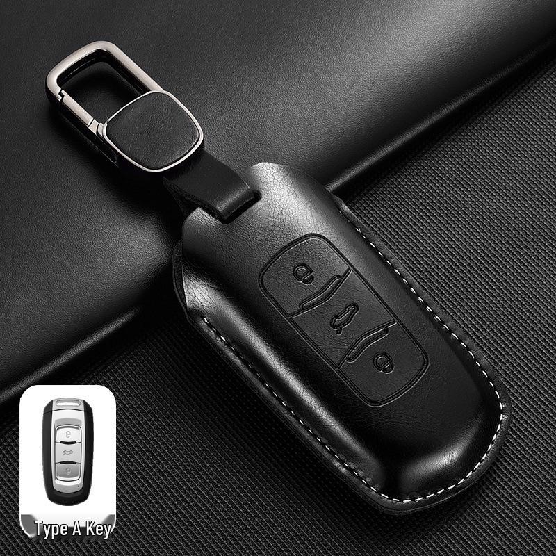 Portachiavi Geely per Emgrand Boyue, Xingyue L, Xingrui, Bin Yue, Bin Rui - Borsa in Pelle con Fibbia Geometrica Pendente