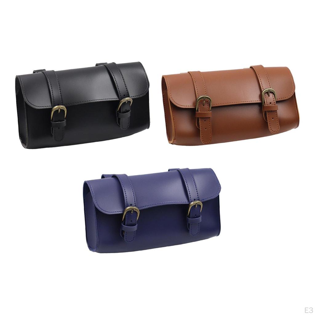 Bicycle Front Bag Bike Handlebar Pack Saddle for Folding Tricycles