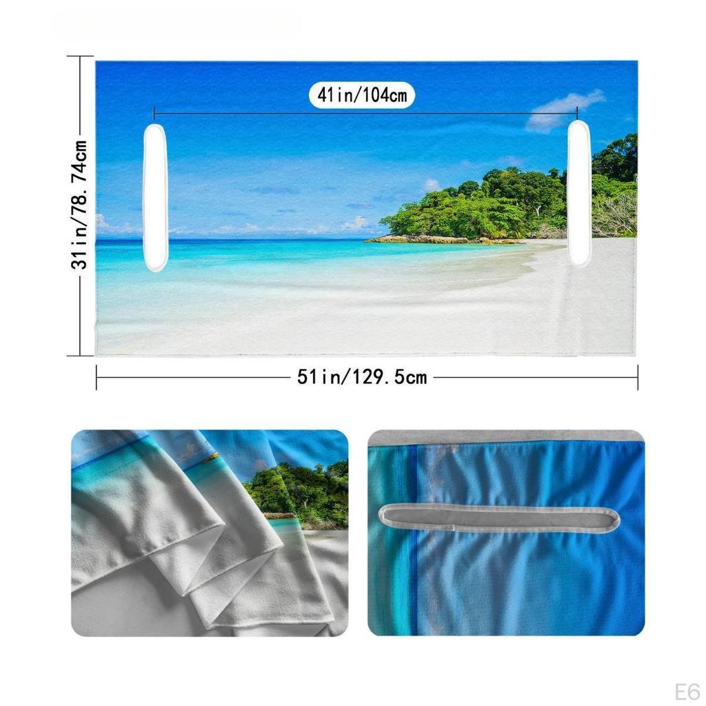 Potah sedadla golfového vozíku Ručník Deka Mikrovlákno Unikátní Lehký Snadno se čistí,