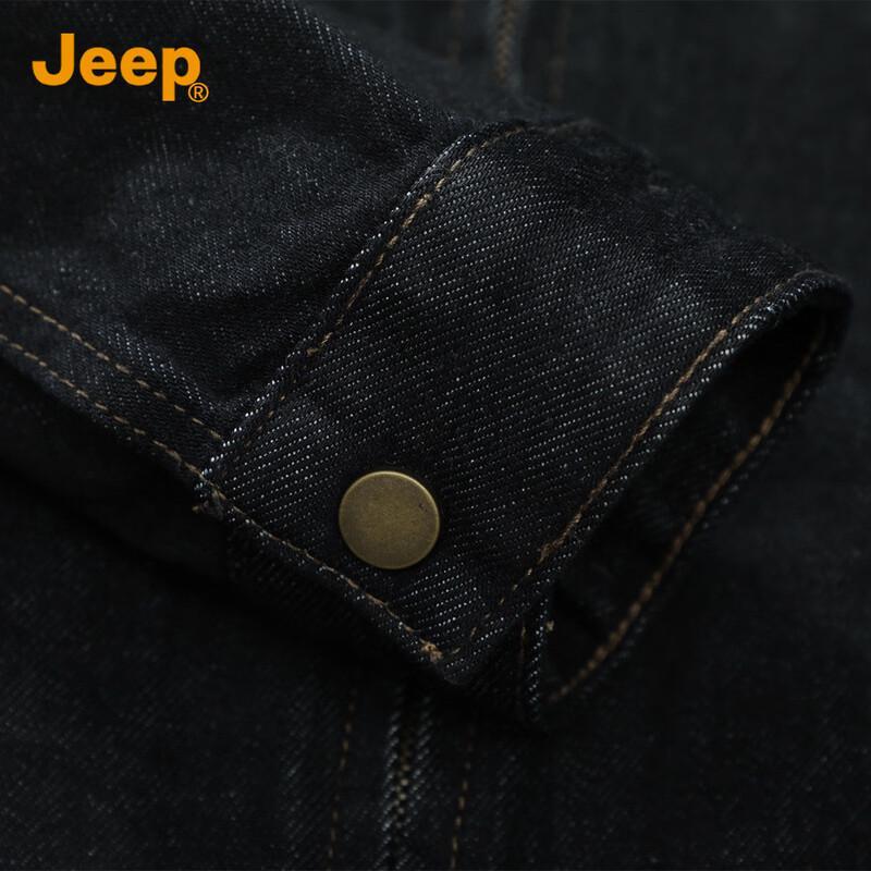 Jeep Men's American Style Cotton Denim Jacket