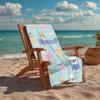 Custom Name Ultra-Soft Beach Towel with Dog Theme,Ideal for Pool - Camping, Diving - Perfect Travel Essential, Vibrant Beach Towel.