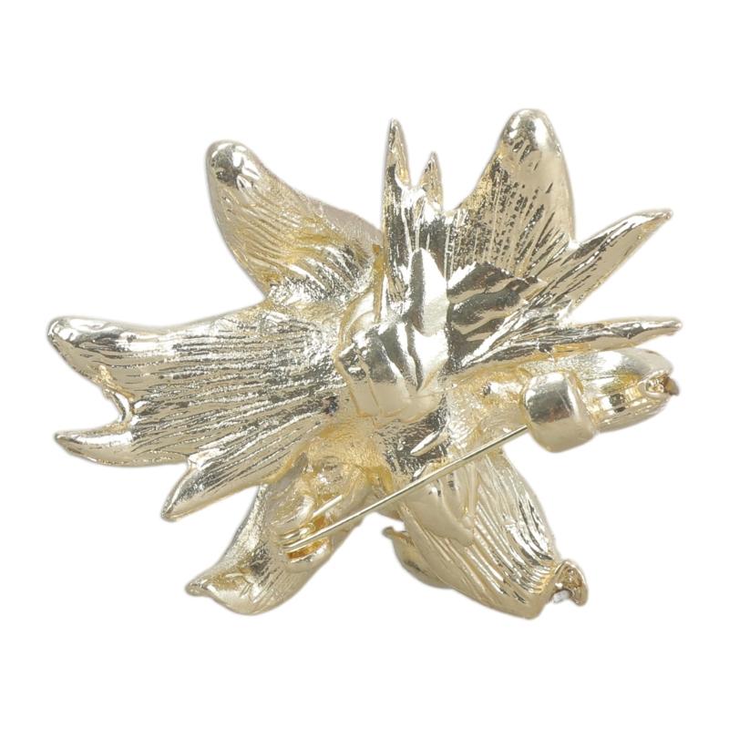 Vintage Rhinestones Lilies Brooches Artistic Lilies Brooch Charm For Women And Girls A Perfect Addition To Any Ensembles