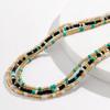 Colorful Belly Chain Body Jewelry Body Chain Jewelry Summer Rice Bead Waist Chain  Girls