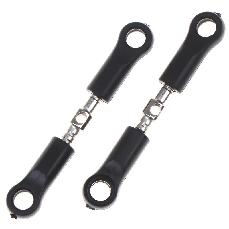 2Pcs Adjustable 1/16 RC Steering Tie Rod PA Steel Camber Link for 16101 16102 RC Car Repair Parts