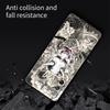 Japan Oni Samurai Yokai Mask Dragon Cases For Samsung Galaxy S24 Ultra S21 FE S23 S20 S22 Ultra S10 Plus Case Soft Funda Covers