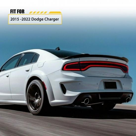 2Set For DODGE CHARGER 2015- Tail Light PreCut Tint Rear Overlay Vinyl Dark