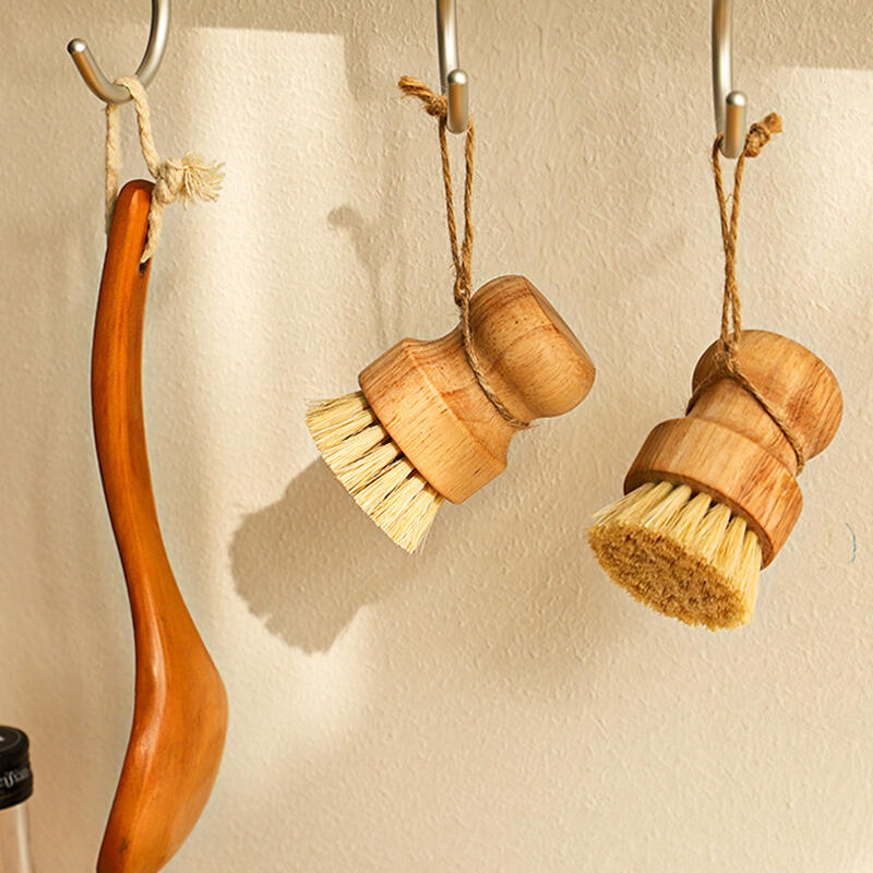 Perie de Bucătărie din Lemn pentru Spălat Oale și Vase, Spălat Legume DD-11849