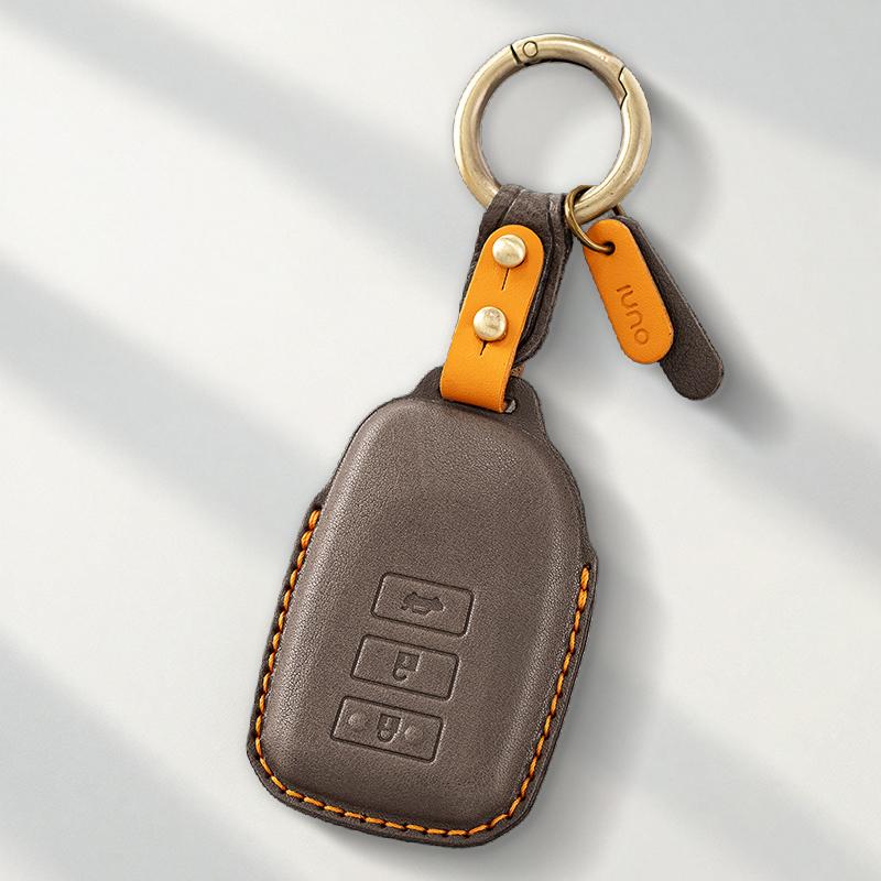 Genuine Leather Protector for Old Toyota Highlander Land Cruiser Lexus Key Case Cover Fob