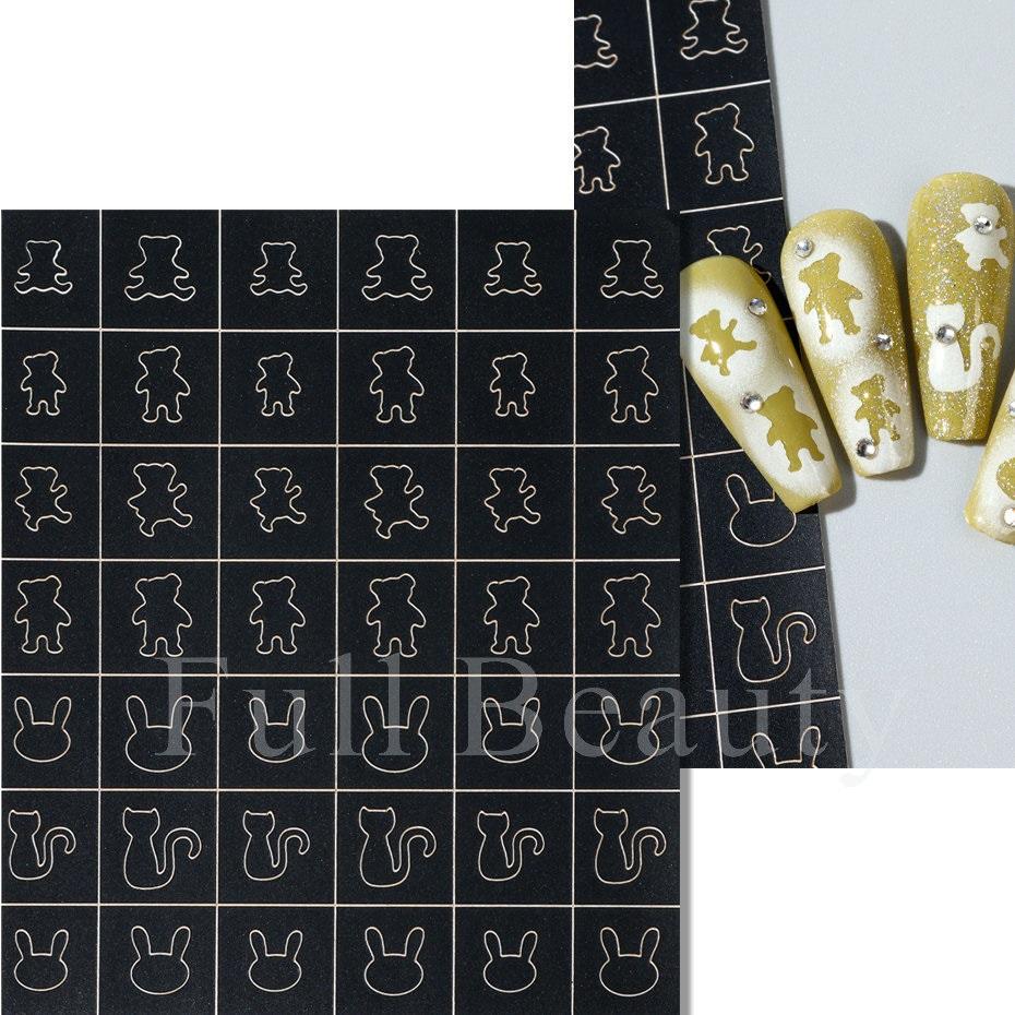 

Полоски для французского маникюра, формы для ногтей, направляющие для французских кончиков, наклейки для ногтей, геометрические линии, наклейки, лаковые обертывания, трафареты для аэрографа