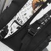 Street Trend Printed Graffiti Student Schoolbag Super Cool Anime Boy Backpack Large Capacity Casual Backpack