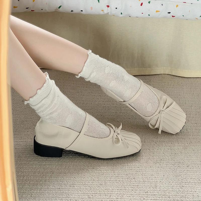 Fashion Women's Shoes Platform Female Footwear Shallow Mouth Modis  Casual Sneaker Round Toe Clogs Retro New Dress 2024 Summer Le