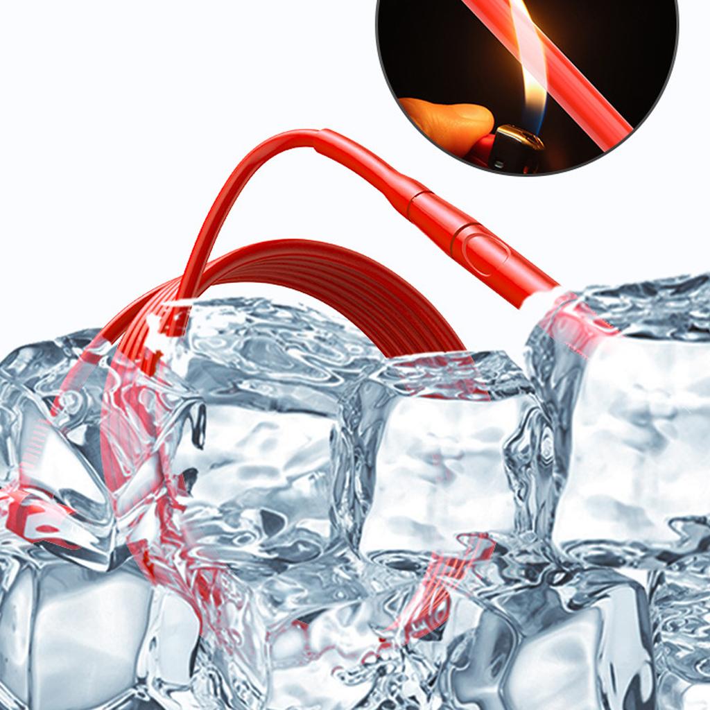 20A High Current Spring Loaded Multimeter Test Leads with Test Line Durable Silicone Test Probe for Electrical Testing