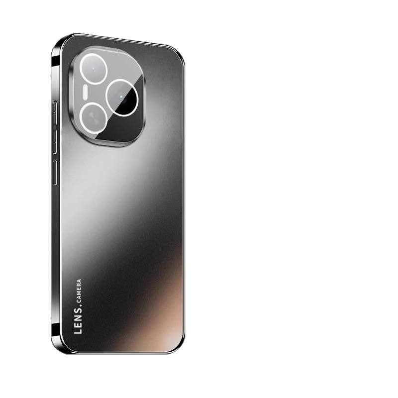 Applicable to Honor power mobile phone case electroplated matte acrylic Power lens all-inclusive anti-drop protective cover high-grade