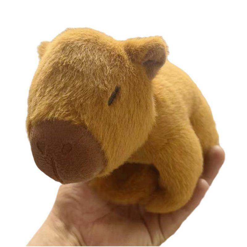 1PC Capybara Hughug Circle Toys Slap Snap Wrap Wristband Bracelet Capybara Plush Hand Ring Fun Pop Circles Kids Christmas Gift