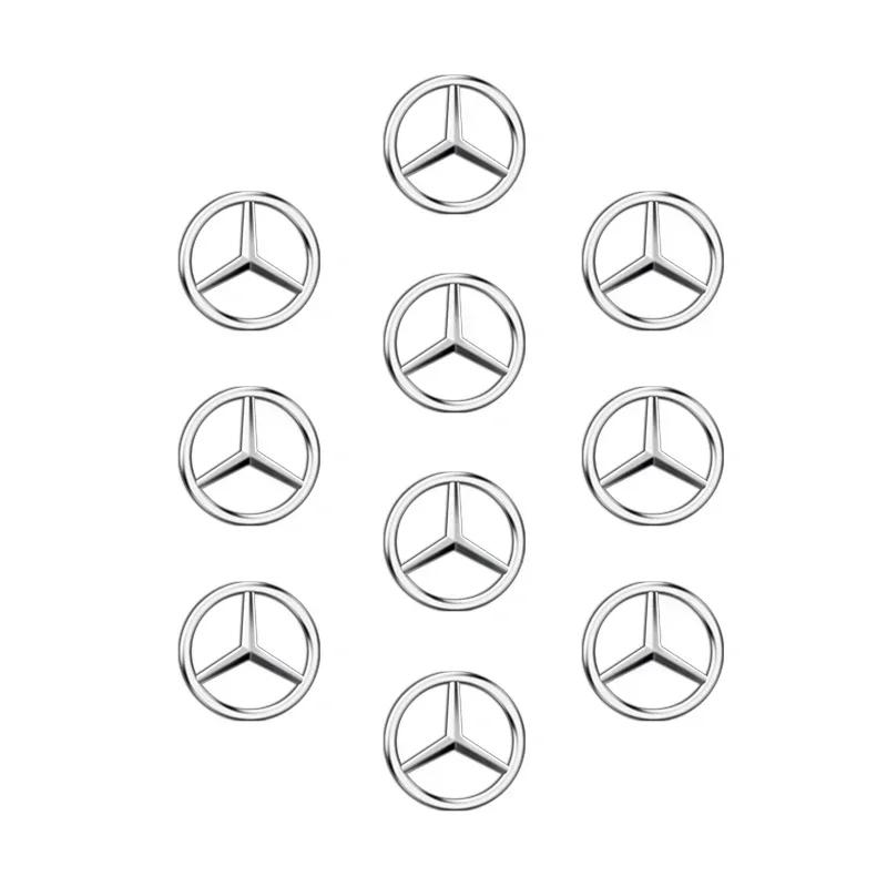 13mm Car Remote Key Sticker Emblem Decal For Mercedes Benz AMG W211 W212 W166 W167 W117 W247 W176 W204 W203 W205 W140 X253 W210