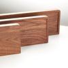 Walnut Wood Bathroom Wall Shelf