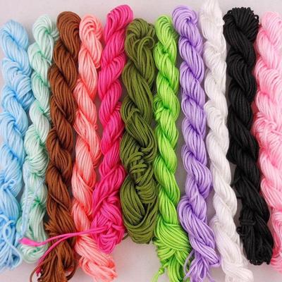 1Roll 25m Nylon Cord Thread Chinese Knot Macrame Bracelet Braided String