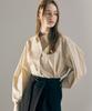 AVA MOLLI Volume Sleeve Oversize Sh (Beige)