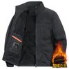 Mens Fleece-Lined Windproof Waterproof Softshell Jacket Cycling Outdoor Sports Winter