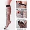 Hot-selling Ladies Fishnet Socks Stockings Black Mesh Net Fishnet Knee High Socks