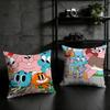 A-Amazing W-World Animation Of G-Gumball cushion cover Home Office Birthday Anniversary Gifts Soft Skin Friendly Cushion Cover