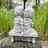 Romantic Couple Statue High-Quality Garden Outdoor Decoration Crafts Valentine's Day Gifts Wedding Anniversary Decoration