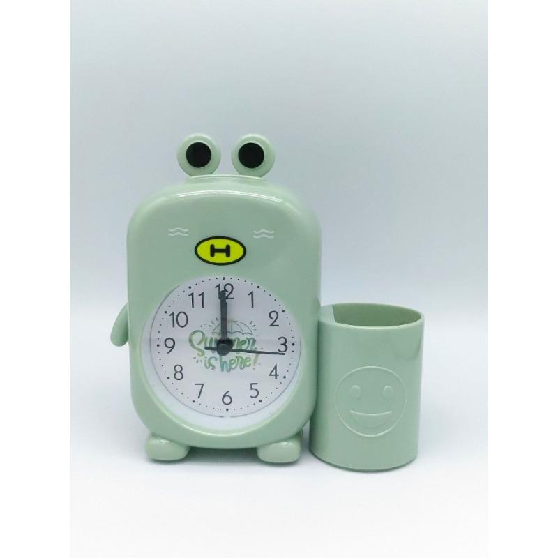 

Новый мультяшный детский будильник для детского сада, учеников начальной и средней школы, детей, младенцев, многофункциональный будильник с подставкой для ручек