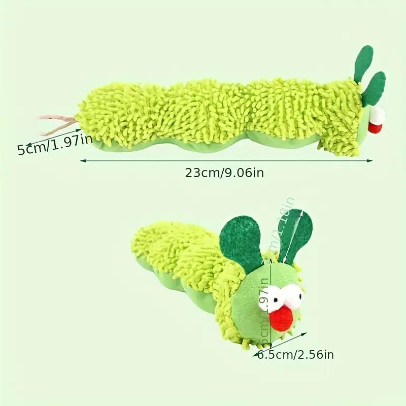 Caterpillar Design Cat Toy, Pet Plush Pillow, Fun Pet Supplies, Pet Toys, Cat Supplies, Interactive Cat Toy