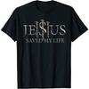 Jesus hat mein Leben gerettet Christliches Religiöses Gläubiges Geschenk Unisex T-Shirt