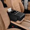 NEW Car Armrest Storage Box Car Center Console Organizer Armrest Heightening Cushion with Cup Holder Armrest Storage Box
