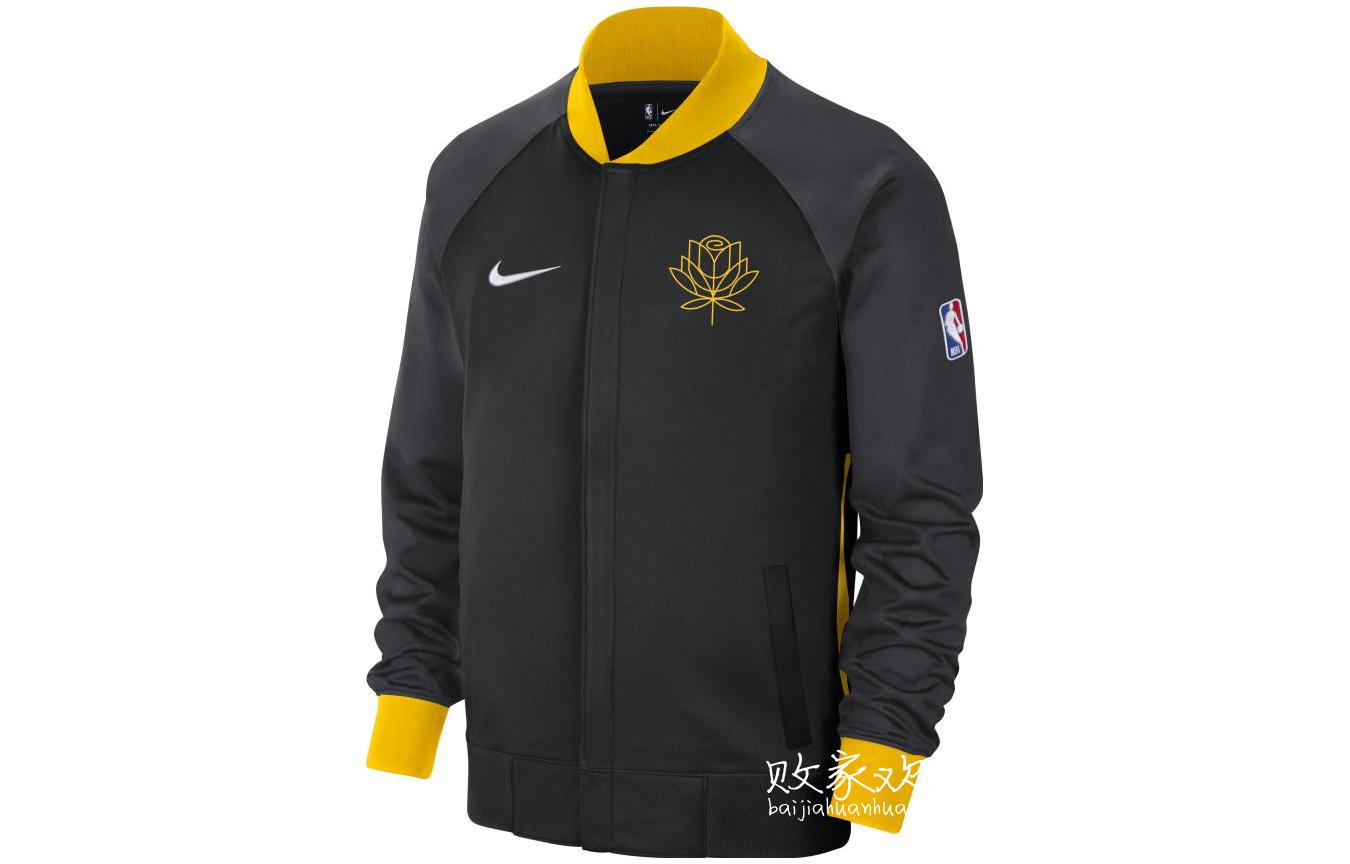 Nike Nba Golden State Warriors Showtime City Edition Dri Fit Jacket DN8404-010 M