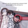 Silk Scarf Waist Chain Belt for Women - Hip Hop Punk Vintage Style, Decorative Ribbon Accessory in Red for Jeans