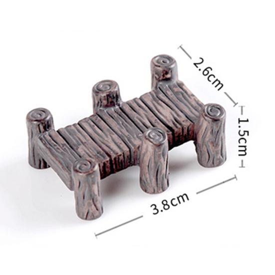 Figurină Miniatură Mini Pod Peisaj Statuie Zână Model Artizanat Decor Grădină