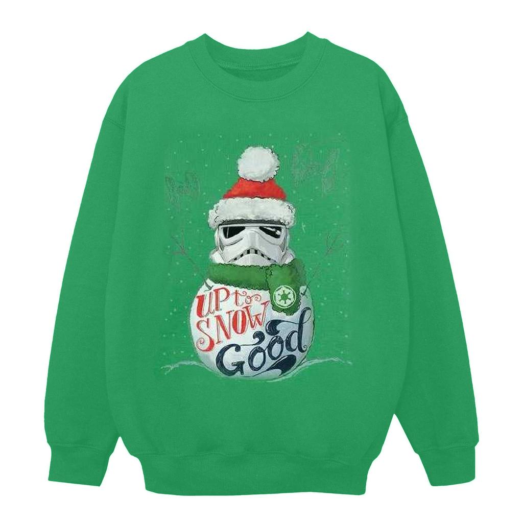 STAR WARS Womens/Ladies Stormtrooper Up To Snow Good Sweatshirt